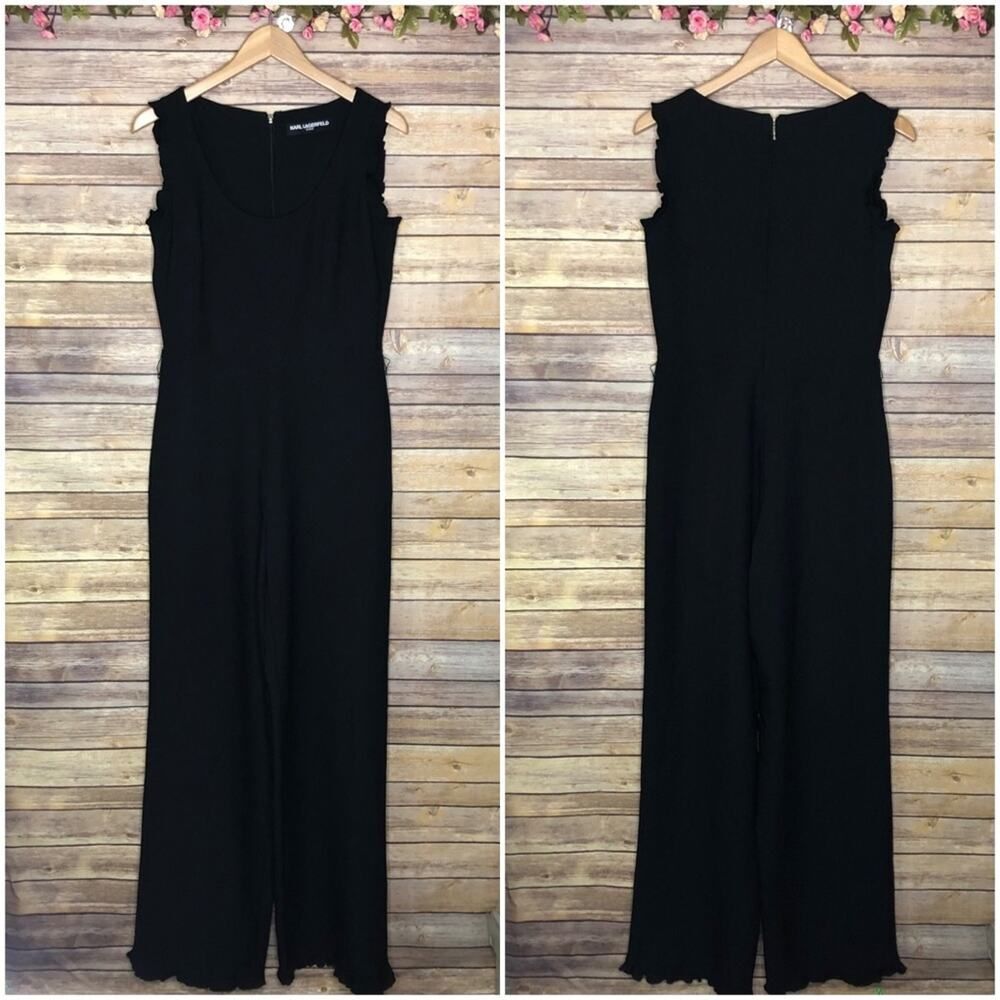 Karl Lagerfeld Black Jumpsuit